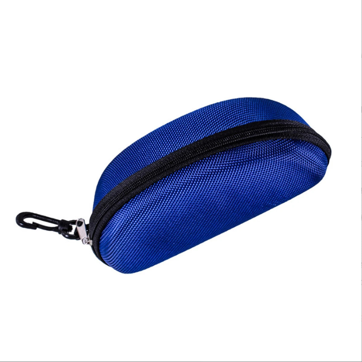 Protective Hard Shell Glasses Case Portable Zipper Storage Box With Carabiner Clip Fits Sunglasses Eyeglasses Reading Travel