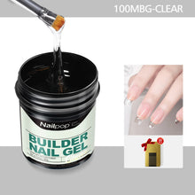 Nailpop 30/100g Builder Nail Gel Milky Smooth Large Capacity Nail Extension Acrylic UV/LED Gel Suitable DIY Nail Art Salon DIY