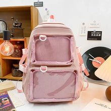 Japanese Kawaii Itabag Women New 2026 Transparent Backpack Women Large Capacity Ita Backpack School Bags for College Student JK