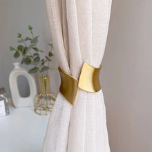 1/2pcs Modern Curtain Tiebacks Metal Spring Tension Rod Window Drapery Holders Pull Back Hooks for Home Decoration