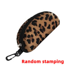 Protective Hard Shell Glasses Case Portable Zipper Storage Box With Carabiner Clip Fits Sunglasses Eyeglasses Reading Travel