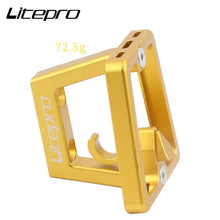 KORE Litepro Folding Bike Front Bag Carrier Block Bracket 2 Holes Mounting For Brompton Folding Bike Front Carrier Mount Adapter