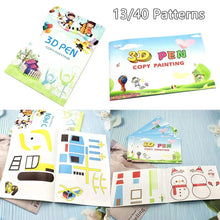 Art Craft Creative  3D Pen Tool Children's  Kid Gifts Drawing Stencils Accessories Template 3D Printing Album Paper Book