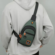 Fashion Men's Chest Bag Handbag Lightweight Oxford Fabric Crossbody Shoulder Bag Stylish Casual Men's Waist Packs Male Chest Bag