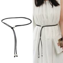 New Retro Women's New Chinese Style Waist Rope Aassembly Dress Waist Chain Leather Rope Belt Gift Wholesale