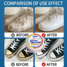 White Shoes Cleaning Cream Stains Remover Shoes Whitening All-Purpose Cleansing Cream With Wipe Sponge For Shoes Sneakers