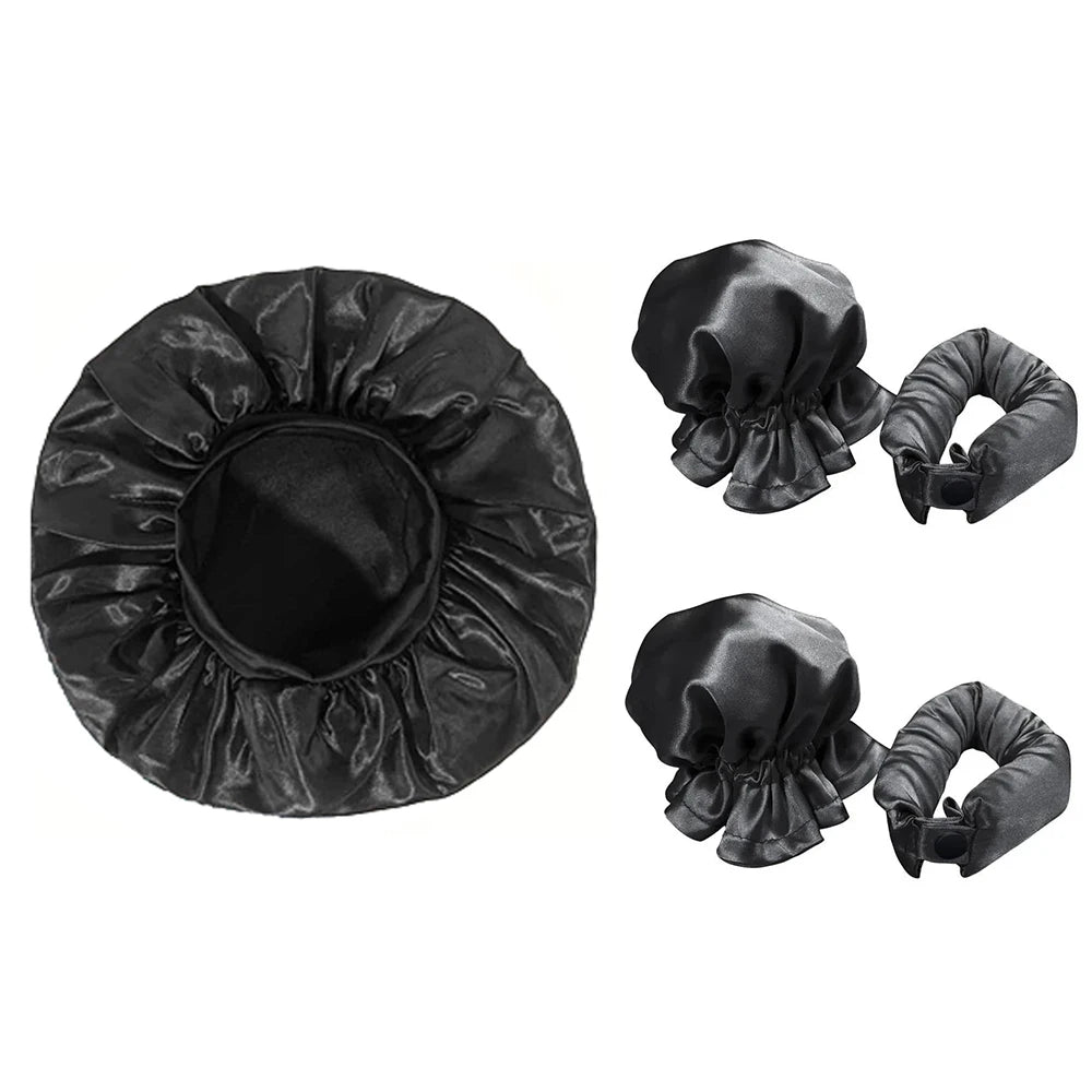 Heatless Curling Set with Satin Cap