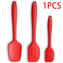 Silicone three-piece baking tool set, silicone spatula, butter spatula, cake spatula professional kitchen baking accessories