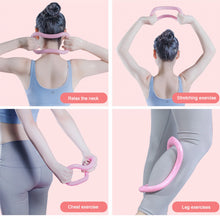 Yoga Pilates Circle Equipment Ring Fitness Training Resistance Stretch Support Tool for Back Shoulder Neck Stretching