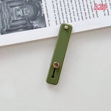 1pc Universal Phone Hand Band Bracelet Silicone Phone Holder Finger Ring Push Pull Grip Stand Sticker Phone Holder