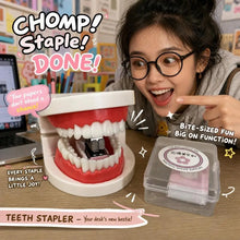 Creative Tooth Teeth Stapler Funny Prank Novelty Stationery Mini Portable Staplers Office School Student Desk Supplies Gift
