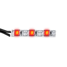 TRINOOD 2/3/4 LEDs Red White Green Blue Light Lamps Bar Controller for 1/10 Axial SCX10 TRX4 RC Car Drift Crawler body lights
