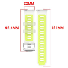 20/22mm Silicone Strap For COROS Watch APEX 2-4 42mm/PACE Pro/3 2 Semi-Transparent Watchband Suunto Race 2-1-S/Vertical 2-1 Band