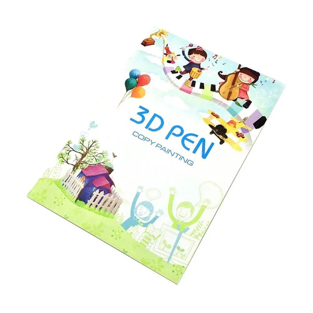 Art Craft Creative  3D Pen Tool Children's  Kid Gifts Drawing Stencils Accessories Template 3D Printing Album Paper Book