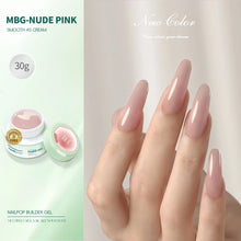 Nailpop 30/100g Builder Nail Gel Milky Smooth Large Capacity Nail Extension Acrylic UV/LED Gel Suitable DIY Nail Art Salon DIY