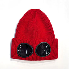 New Winter Warm Beanie Hats Women Men Winter Windproof Glasses Knitted Ski Mask Cap Outdoor Ear Protection Sports Cold Hat