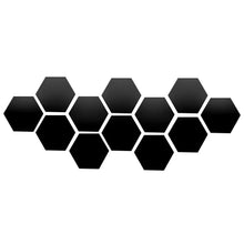 6/12pcs 3D Mirror Wall Sticker Hexagon Decal Home Decor DIY Self-adhesive Mirror Decor Stickers Art Wall Decoration 150mm Large