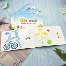 Art Craft Creative  3D Pen Tool Children's  Kid Gifts Drawing Stencils Accessories Template 3D Printing Album Paper Book