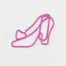 Creative High-heeled Shoes Paper Clips Office Kawaii Stationery Clips Metal Paper Clip Stationery Accessories Office Accessories