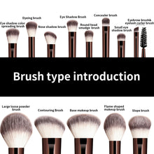 13PCS Makeup Brush Set Foundation Concealer Powder Eyeshadow Blush Brush Kabuki Blending Cosmetic Beauty Tool for Face