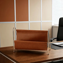 Home Office Desktop Storage Holder Organizer Home Modern Gold Metal Frame Desktop Organizer for Small Accessories Home Storage
