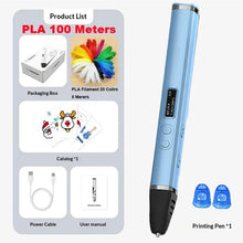 Professional 3D Print Pen Competition Level OLED Display 3D Printing Pens With PLA Filament 3D Doodling Making Detachable Design