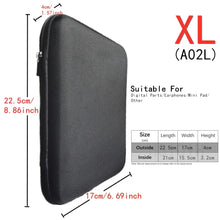 Earphone Data Storage Bag  Cable Organizer Multimeter Electronic Box Bags Zipper Pouch Tech Gadgets Portable Charger U Disk Case
