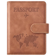 Passport Holder, Passport Cover with Credit Card Slot and Boarding Pass Slot Combo, Passport Wallet Case Book Travel Must Have