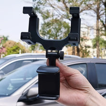 360° Rotation Car Phone Holder Rearview Mirror Mount Bracket Navigation GPS Support Mobile Phone Stand Clip Cell Phone Holder