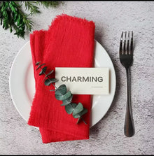 Factory Direct Cloth Napkins Set of 48 Gauze Crepe Cotton Fabric 42x42cm Dinner Tea Towel Kitchen Wedding Table Easter Decor