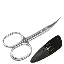 Beauty Cuticle Scissors Precise Stainless Steel Tool for Nail Care And Facial Grooming Equipped with Protective Storage Cover