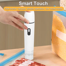 Vacuum Sealer Pump Electric Air Pump Rechargeable Automatic Sealing Machine with Reusable Vacuum Sealer Bags Food Packaging Bag