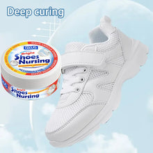 White Shoes Cleaning Cream Stains Remover Shoes Whitening All-Purpose Cleansing Cream With Wipe Sponge For Shoes Sneakers