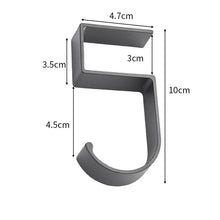 Desk Hook Organizer Anti-Slip Design Sleek Black White for Office Student Desk Organization Bag Storage Utility Hooks