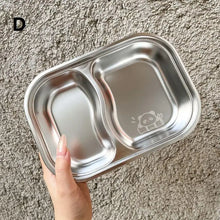 Fruit Salad Plate Tableware Dishwasher Safe Capybara 2/3/4 Grids Food Plate Dishes Reusable Square Divided Dinner Plates