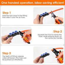 Pneumatic Disconnect Tool Set Push-to-Connect Pneumatic Fittings Removal Tool Quick Air Hose Disconnect Pliers for Maintenance