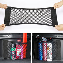 Car Back Rear Trunk Storage Net Pocket Trunk Seat Back Bag Elastic Storage Bag Auto Organizer Net Universal Storage Bag