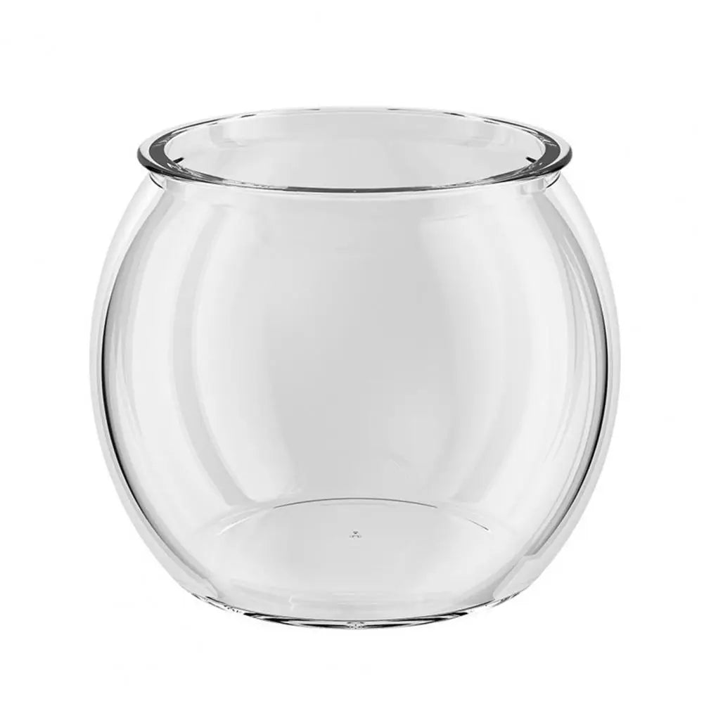 Plastic Fish Bowls Round Clear Goldfish Bowl Aquarium Hydroponic Planter Floral Container For Table Centerpiece Fish Home Decor