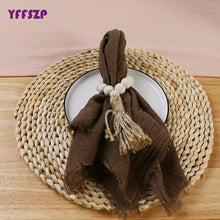 Factory Direct Cloth Napkins Set of 48 Gauze Crepe Cotton Fabric 42x42cm Dinner Tea Towel Kitchen Wedding Table Easter Decor