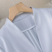 NAVIU Women's Slim Fit Formal Blazer Single Breasted Half Sleeve Jacket Elegant Office Top for 2025 New Spring Summer