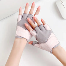 1 Pair Gym Body Building Training Fitness Gloves Sports Weight Lifting Exercise Slip-Resistant Gloves for Women Men Yoga Gloves
