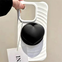 Love Heart Cute Cartoon For Magsafe Phone Magnetic Griptok Stand For iPhone Funny Foldable Wireless Charging Case Holder