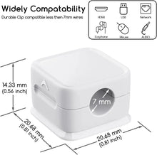 6Pcs Magnetic Cable Clips Cord Organizer Desktop Cable Management Accessories Self-adhesive USB Charging Line Holder For Office