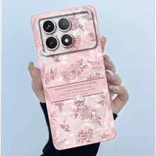 For Xiaomi Poco X6 Pro 5G Case Poco X6Pro Back Cover Fashion Simplicity Floral Soft Liquid Silicone Shell For PocoX6 Pro Fundas