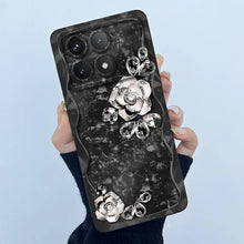 For Xiaomi Poco X6 Pro 5G Case Poco X6Pro Back Cover Fashion Simplicity Floral Soft Liquid Silicone Shell For PocoX6 Pro Fundas