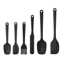 Silicone Baking Tool Set 6-piece/ 9-piece Cream Scraper Oil Brush Heat-resistant Food Grade BBQ and Kitchen Utensils