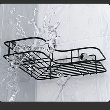 Bathroom Corner Storage Shelves Wall Mounted Rack Shampoo Holder Iron Shower Drain Basket Punch-Free Organizer Bath Accessories