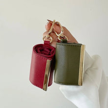 Reusable Mini Keychain Tote Bag Large Capacity Eco-Friendly Foldable Shopping Bag Lightweight Key Ring Expandable Reusable Bag