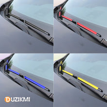 For Seat Leon 1M MK1 1P MK2 5F MK3 KL MK4 2000-2023 2019 2020 2021 2022 2pcs Front Windshield Windscreen Wiper Blades Red Blue