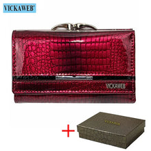 Free Gift Small Cute Wallet For Women Fashion Mini Purse Female Patent Leather Ladies Designer Brand Short Red Woman Card Holder